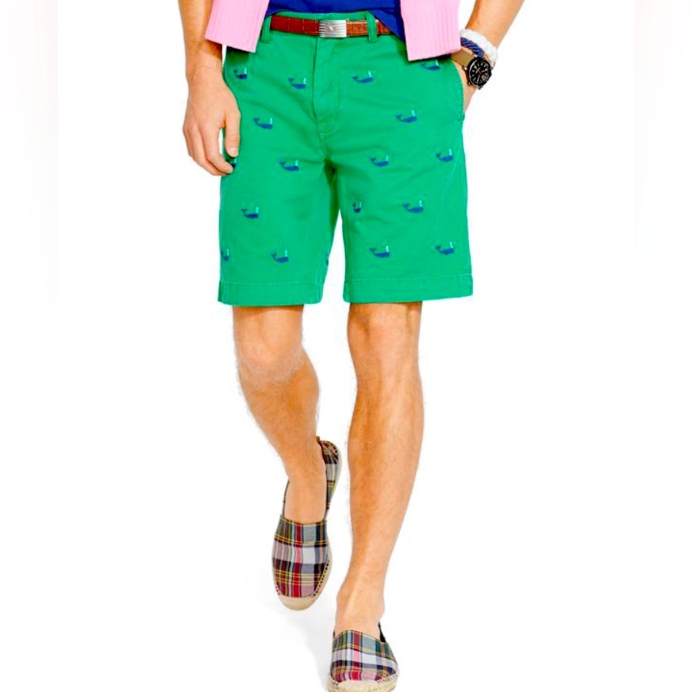 HOST PICK✅Polo Ralph Lauren Green Whale Classic Fit Chino Shorts